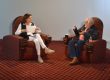 Perla Ciuk en entrevista con el direcctor Arturo Ripstein
