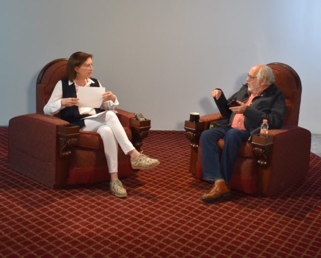 Perla Ciuk en entrevista con el direcctor Arturo Ripstein Perla Ciuk en entrevista con el direcctor Arturo Ripstein