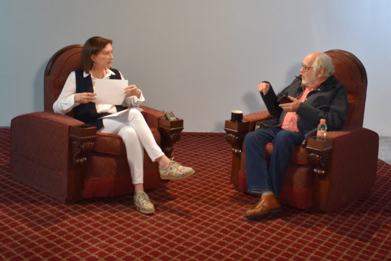 Perla Ciuk en entrevista con el direcctor Arturo Ripstein Perla Ciuk en entrevista con el direcctor Arturo Ripstein